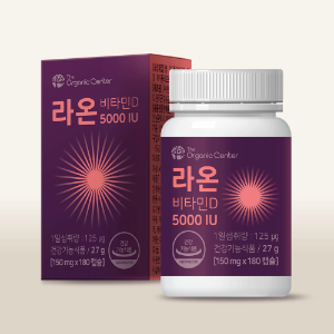라온 비타민D 5000IU 150mg 180캡슐(10개)